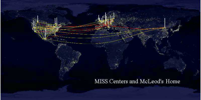 McLeod Institute of Simulation Sciences World Map